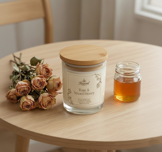Rose & Spiced Honey | 8oz Premium Candle