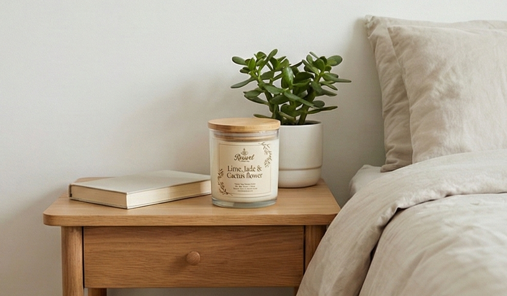 Lime, Jade & Cactus Flower | 8oz Premium Candle