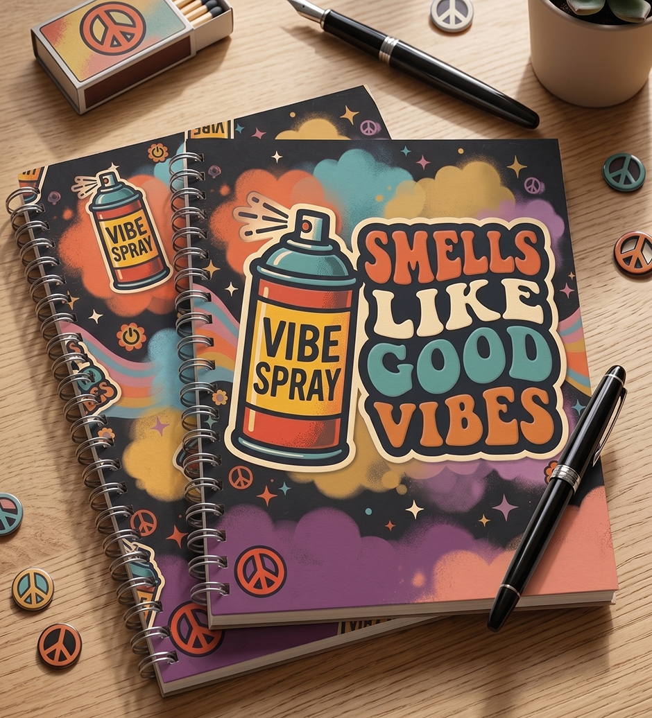 Rossvel "Vibe Spray" Notebook