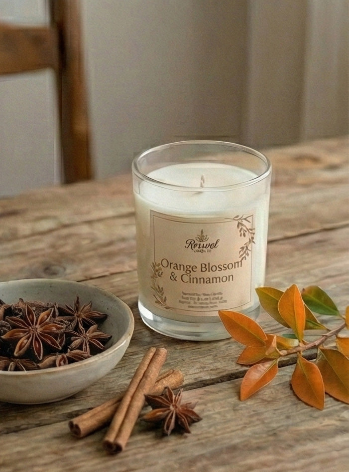 Orange Blossom & Cinnamon | 8oz Premium Candle