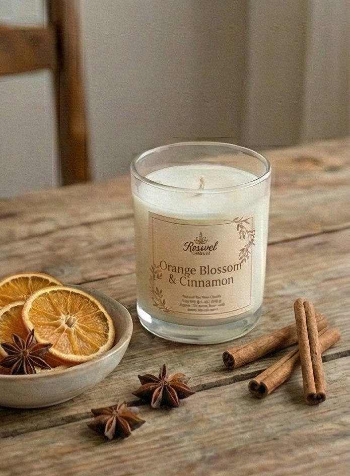 Orange Blossom & Cinnamon | 8oz Premium Candle