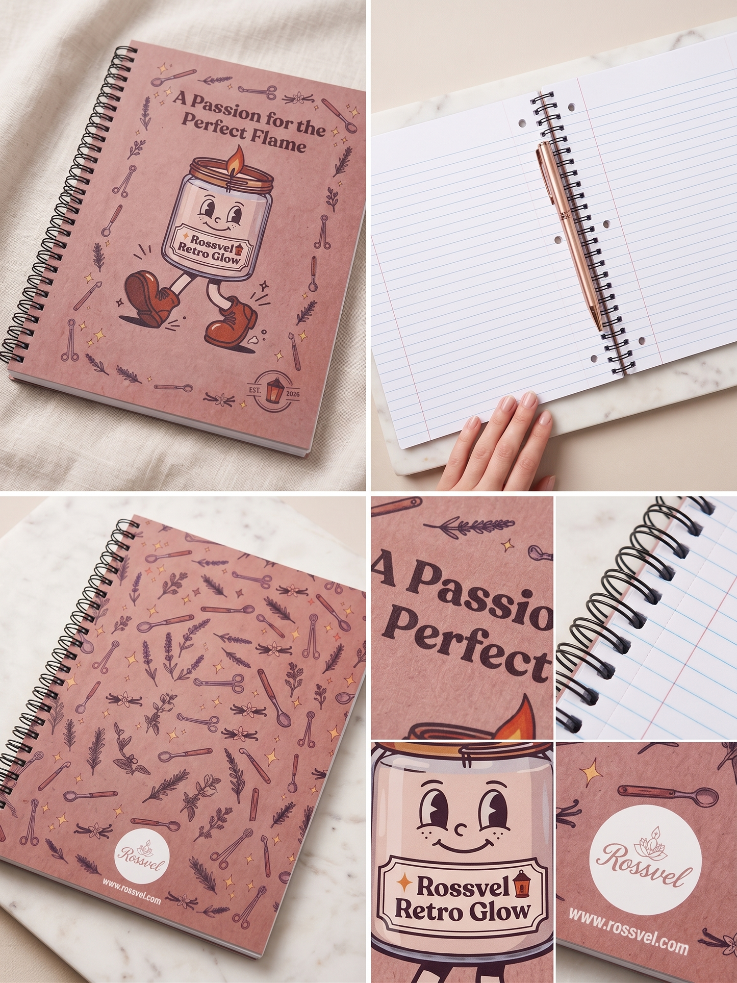 Rossvel "Retro Glow" Notebook