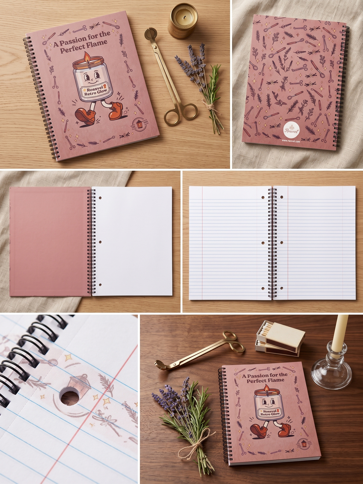 Rossvel "Retro Glow" Notebook