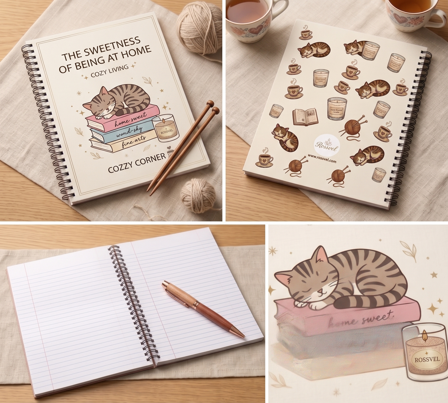 Rossvel "Cozy Living" Notebook