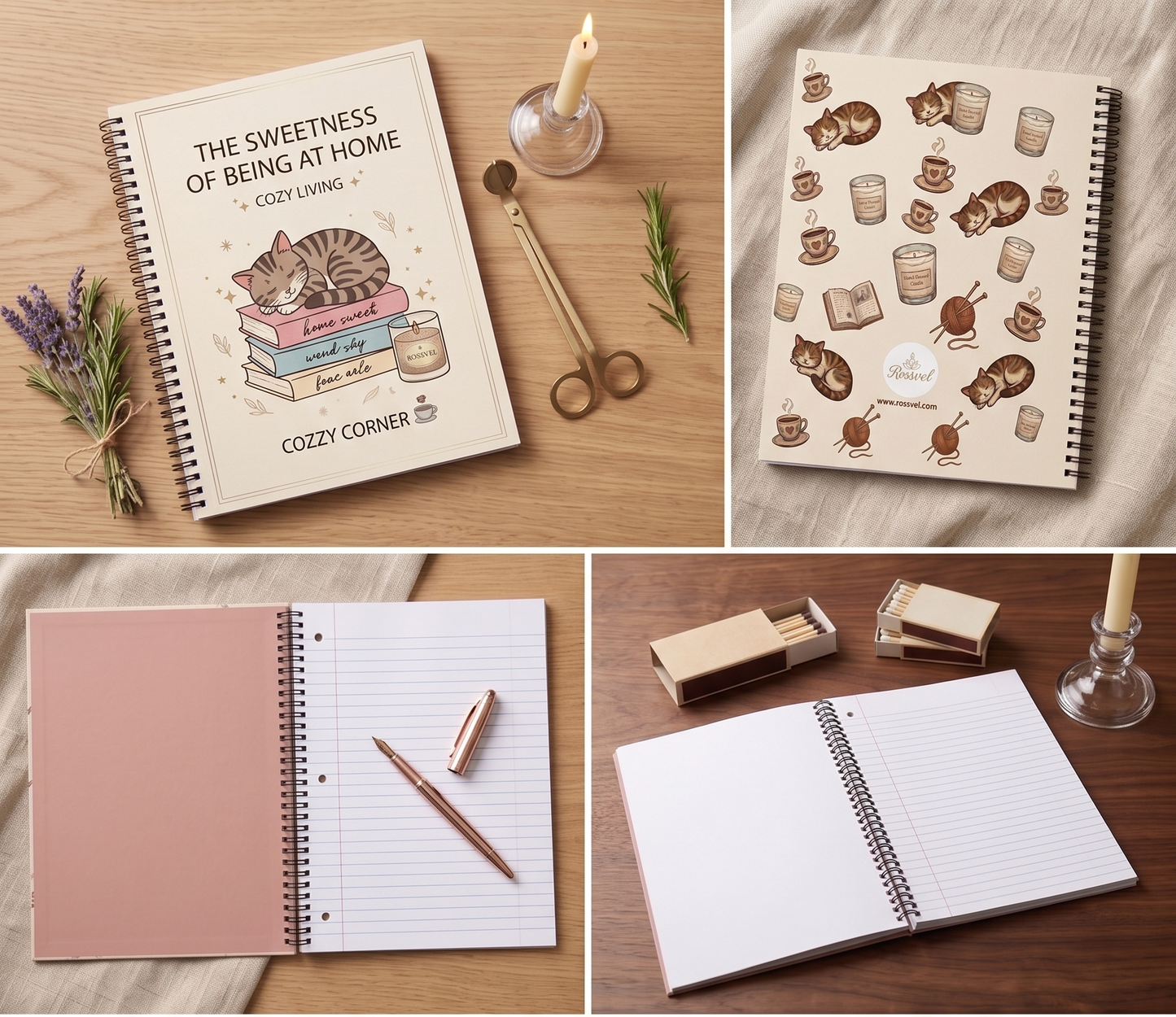 Rossvel "Cozy Living" Notebook
