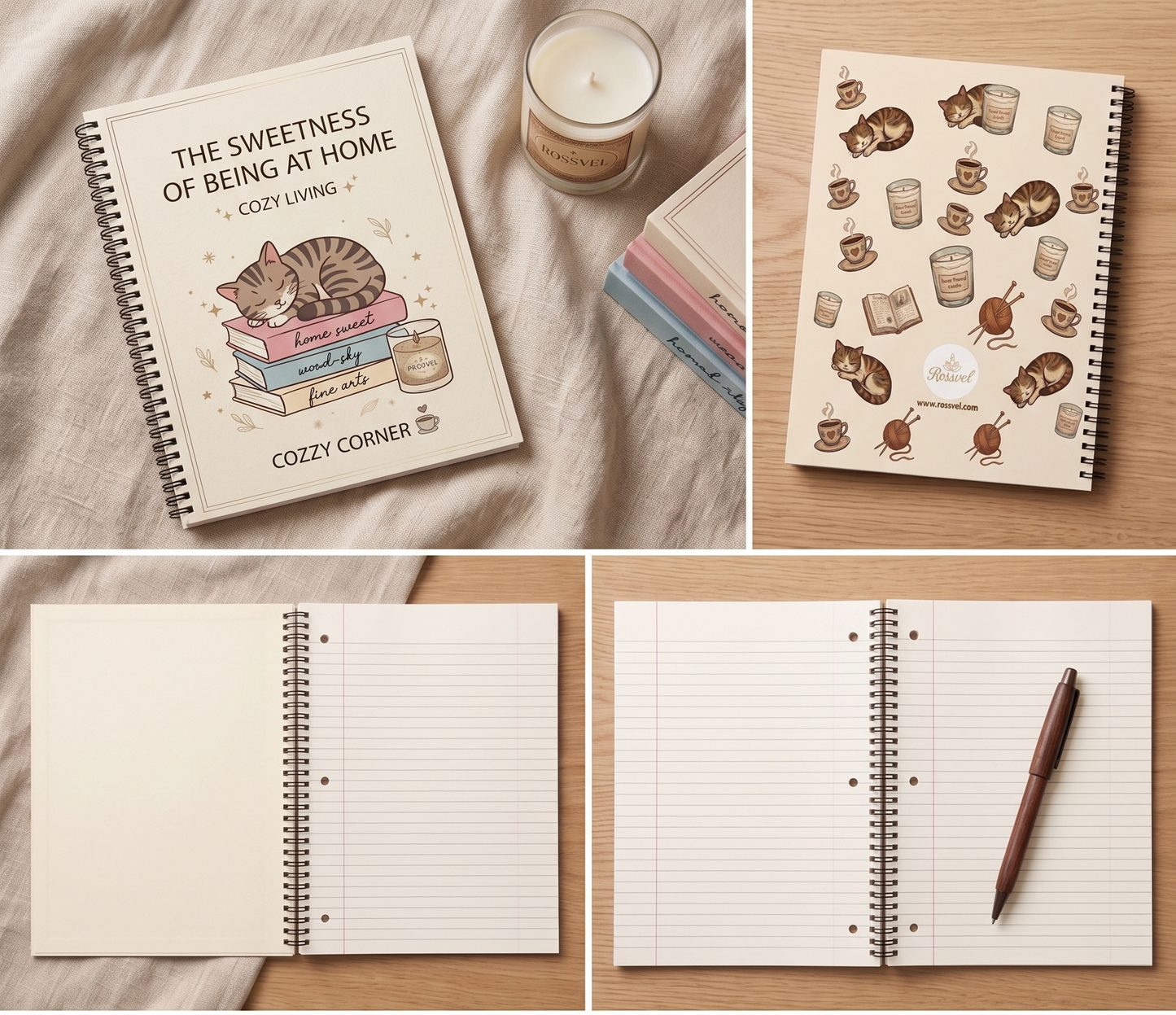 Rossvel "Cozy Living" Notebook