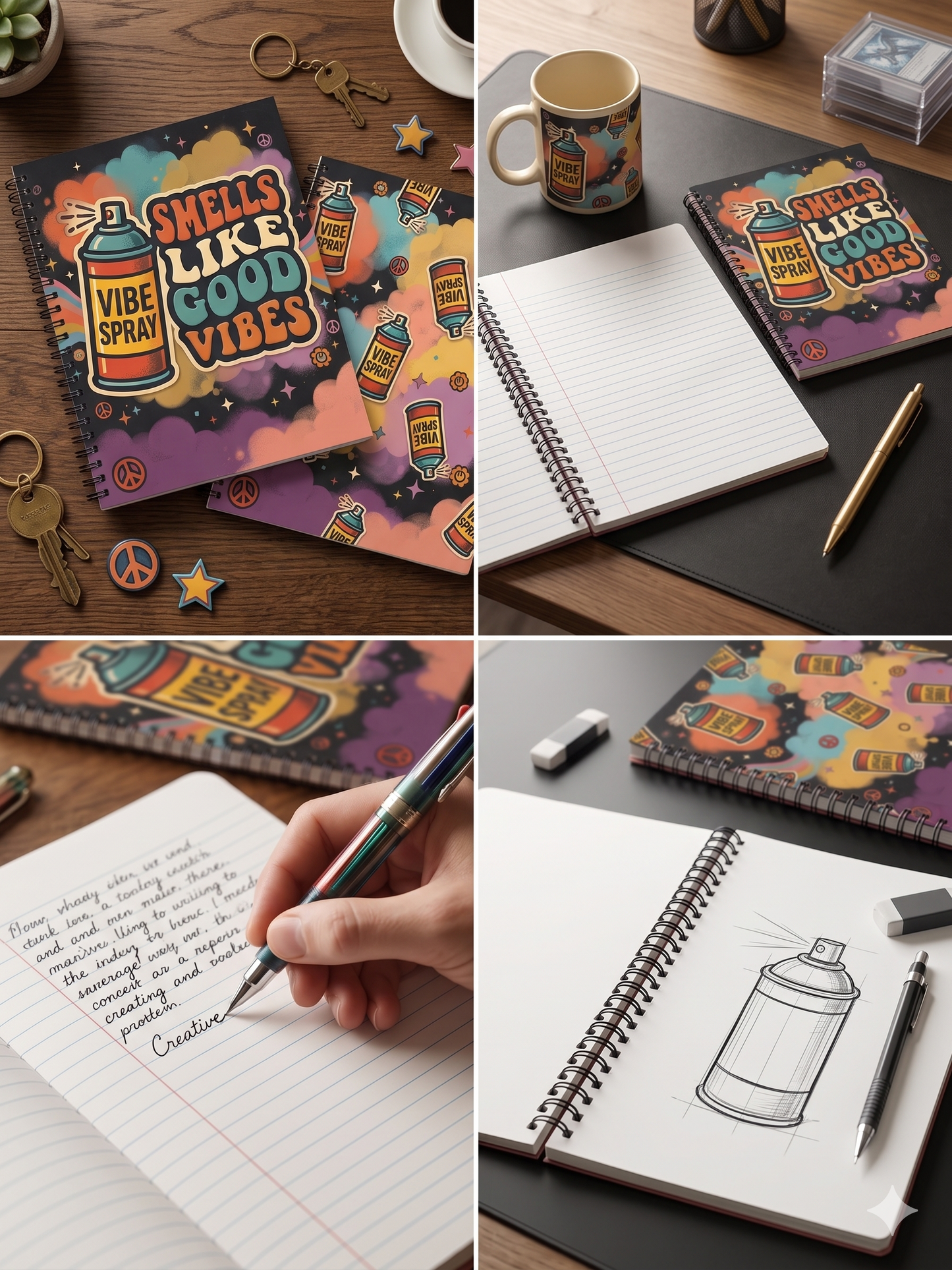 Rossvel "Vibe Spray" Notebook