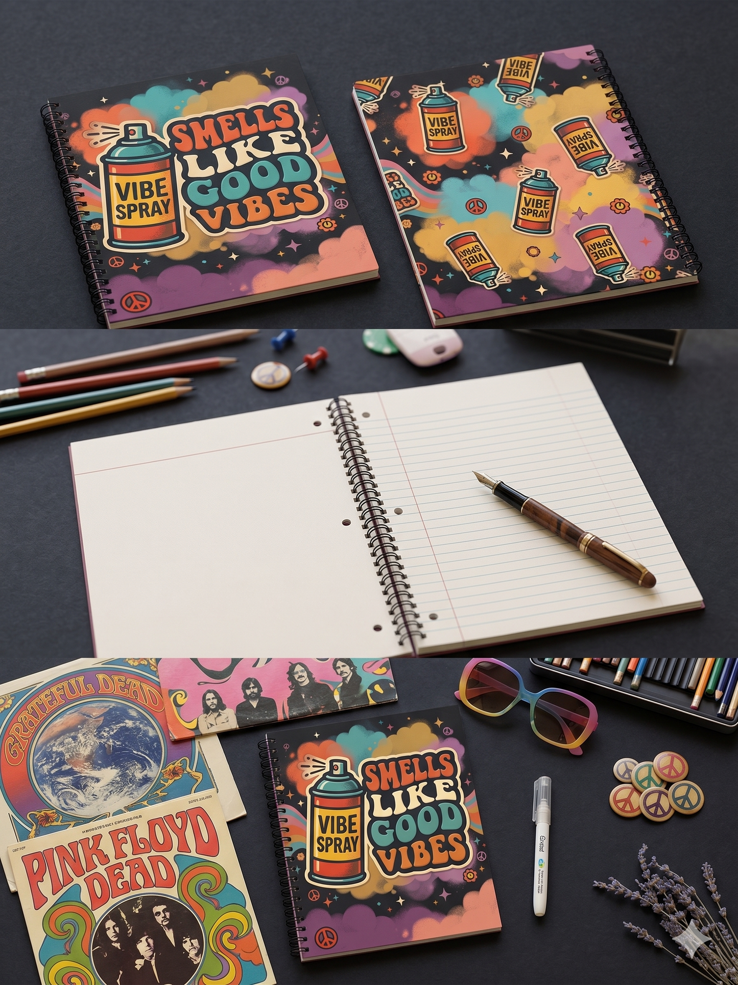 Rossvel "Vibe Spray" Notebook